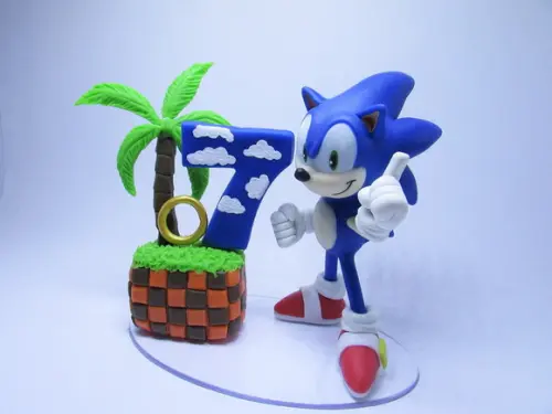 Sonic - Topo de Bolo (biscuit)