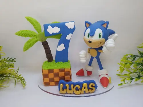 Sonic - Topo de Bolo (biscuit)