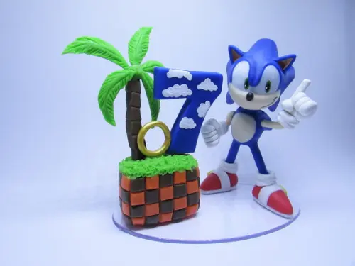 Sonic - Topo de Bolo (biscuit)