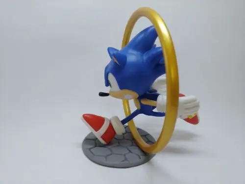 Sonic: Correndo + Argola (topo Biscuit)