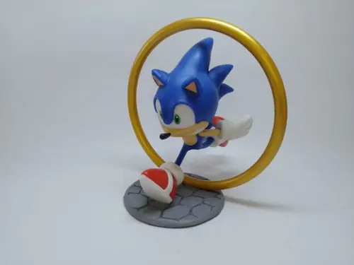 Sonic: Correndo + Argola + Vela (topo Biscuit)