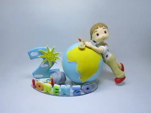 Topo de Bolo Aquarela