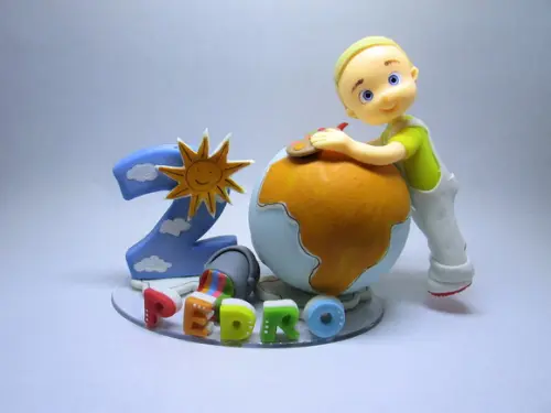 Topo de Bolo Aquarela