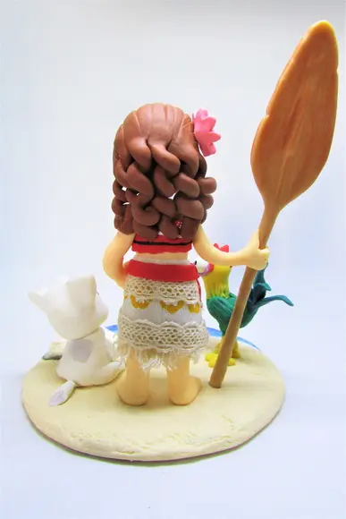 Topo de Bolo Moana - Pesonalizado