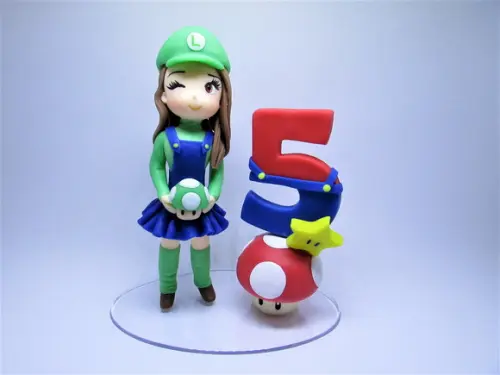 Topo de Bolo Super Mario - Personalizado