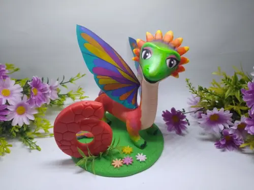 Topo Dragão Melodia (biscuit)