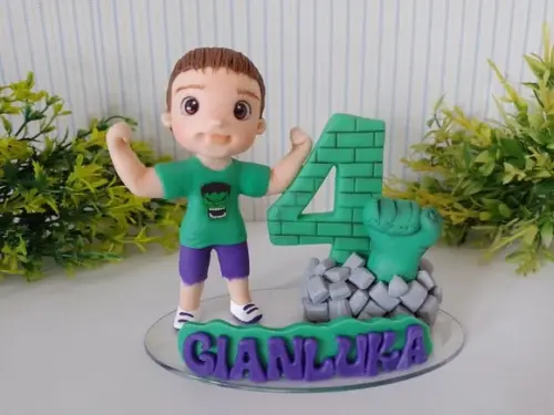 Topo Incrível Hulk Personalizado
