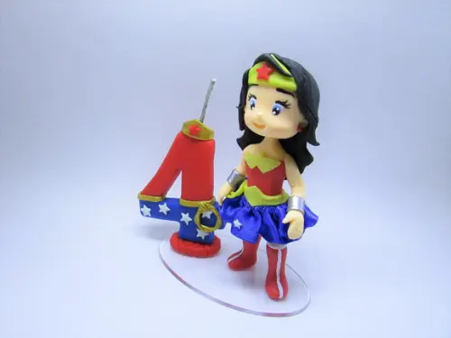 Topo Mulher Maravilha (biscuit)