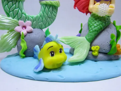 Topo Pequena Sereia Ariel - Biscuit