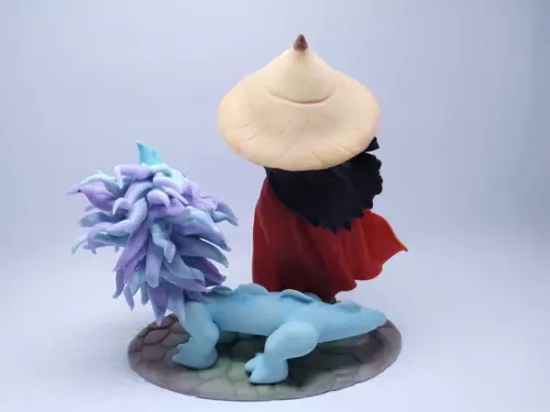 Topo Raya e Dragão + Vela (biscuit)