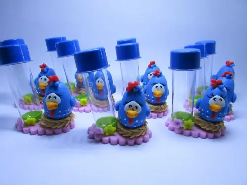 Tubetes Galinha Pintadinha (biscuit)