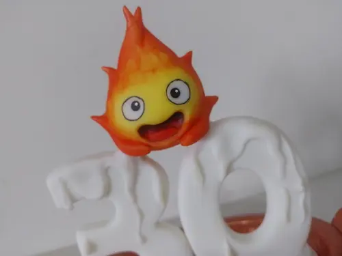Vela Calcifer - Castelo Animado (biscuit)