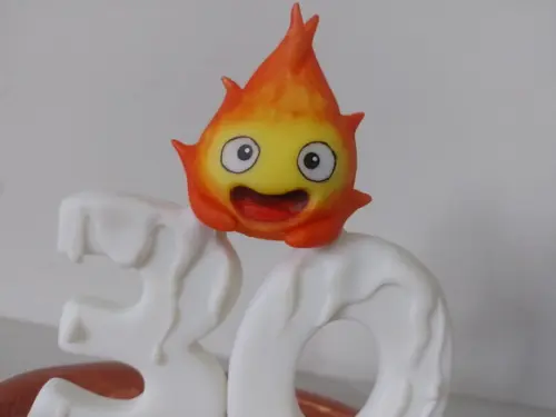 Vela Calcifer - Castelo Animado (biscuit)