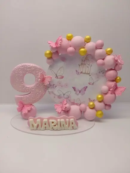 Vela Jardim das Borboletas - Biscuit.