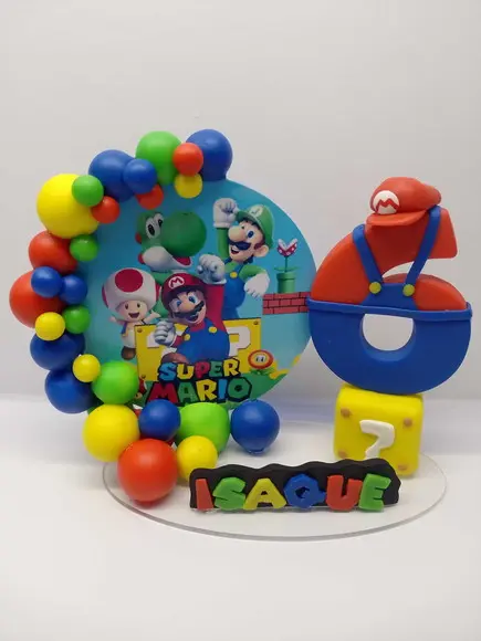 Vela Super Mario (em Biscuit)