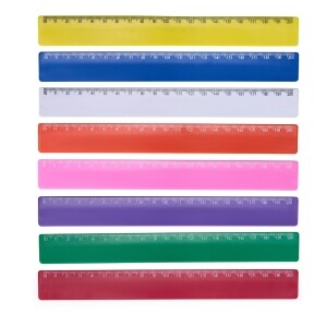 Régua Plástica 20cm Personalizada