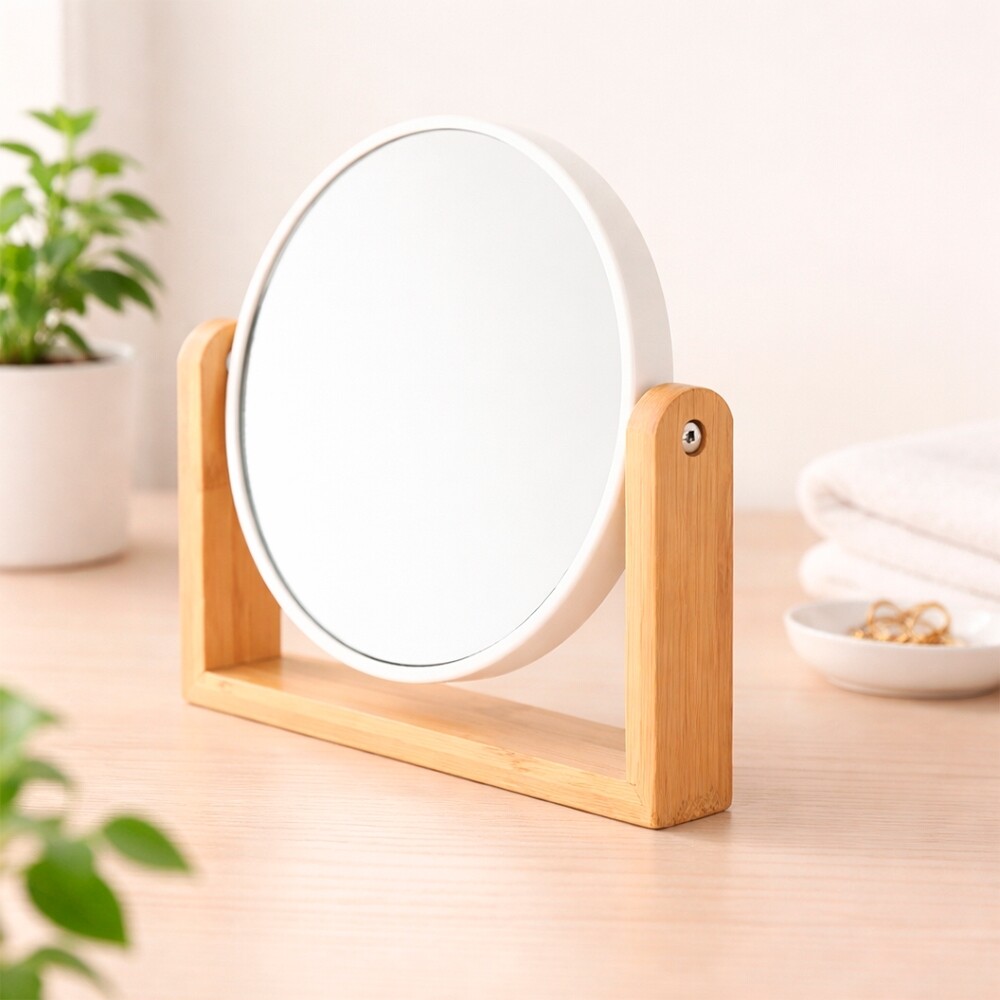 Espelho de Mesa Bambu Personalizado