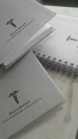 Agenda com Wire-o Personalizada