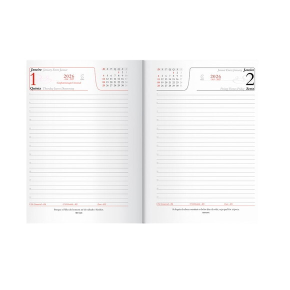 Agenda Diária 2026 Personalizada