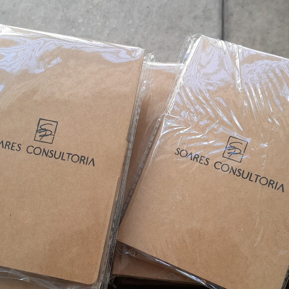 Bloco com Post It e Caneta Personalizado