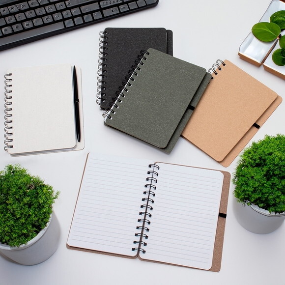 Caderno Kraft B6 Porta Caneta Personalizado