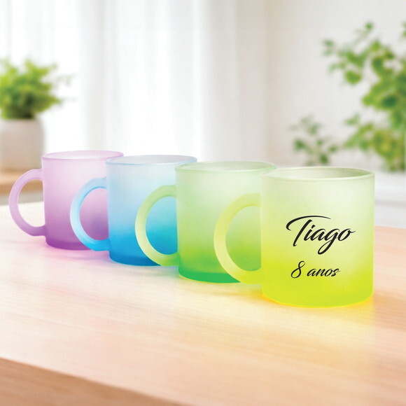 Caneca Vidro 350ml Personalizadap
