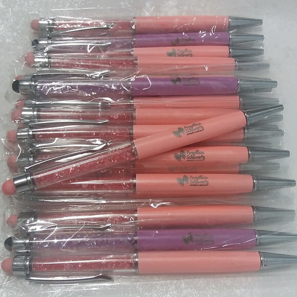 Canetas Com Cristais Personalizada