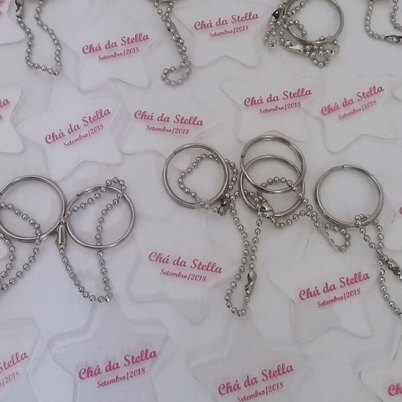 Chaveiro Estrela Personalizado