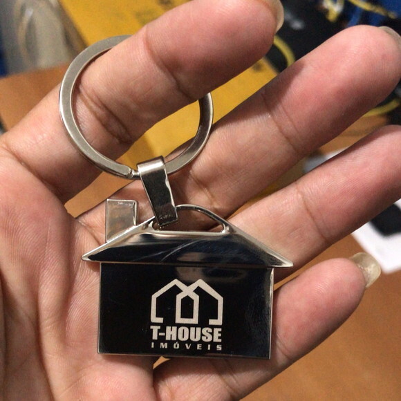 Chaveiro Metal Casa Personalizado