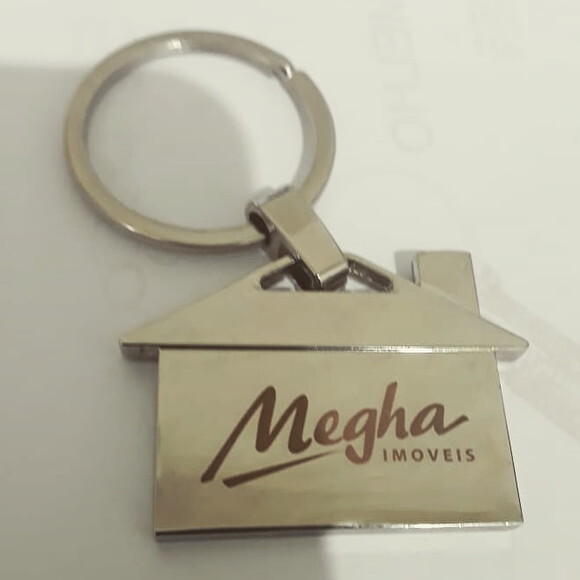 Chaveiro Metal Casa Personalizado