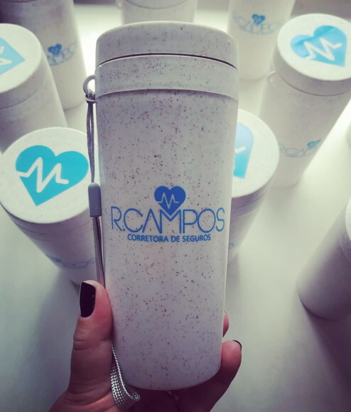 Copo Bambu Personalizado