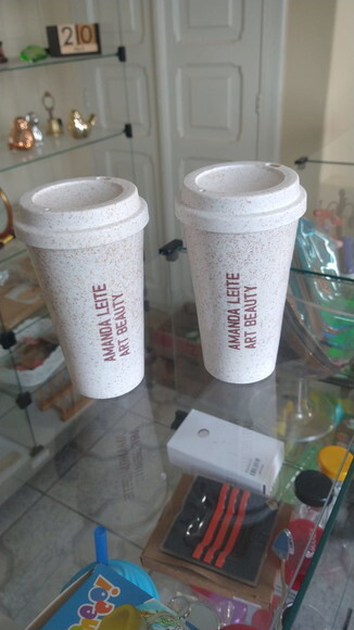 Copo Fibra de Arroz 550ml Personalizado