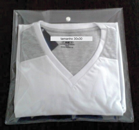 Embalagem para Camiseta ou Pijama 30x30 Personalizada