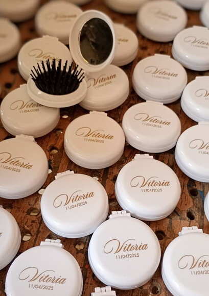 Escova com Espelho Personalizada
