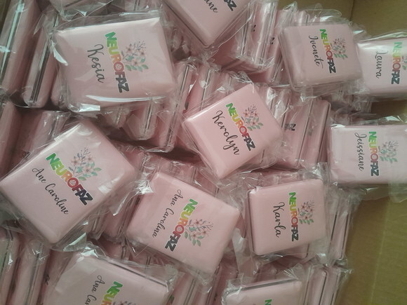 Espelho Duplo Pu Personalizado
