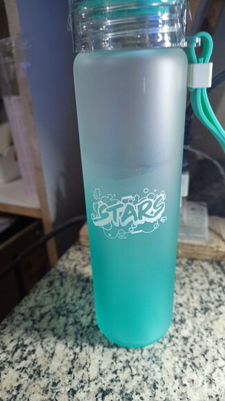 Garrafa de Vidro 450ml Personalizada