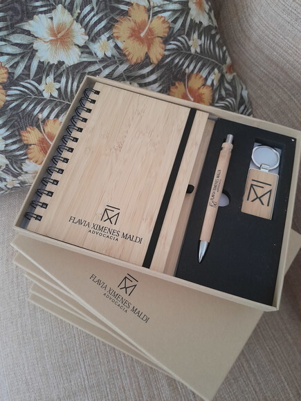 Kit Executivo Ecológico 3 Peças Personalizado