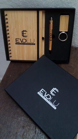 Kit Executivo Ecológico 3 Peças Personalizado