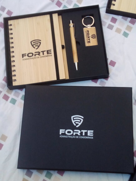 Kit Executivo Ecológico 3 Peças Personalizado