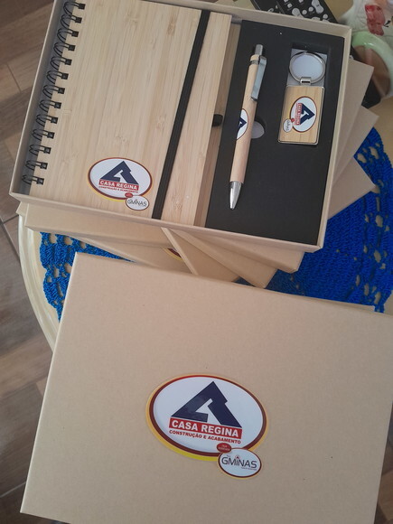 Kit Executivo Ecológico 3 Peças Personalizado