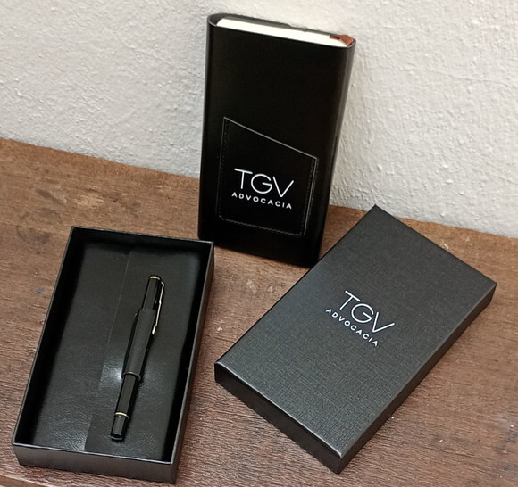 Kit para Anotações com Caneta Personalizado