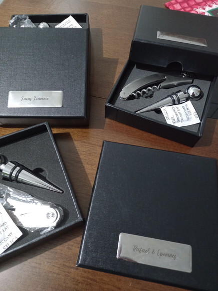 Kit Vinho Personalizado a Laser