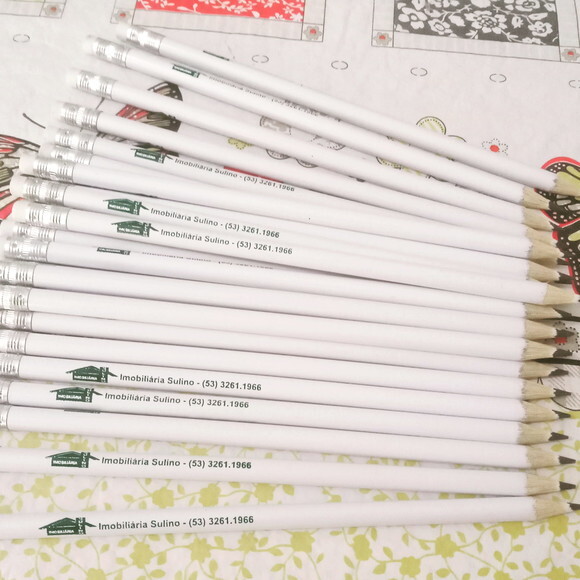 Lápis com Borracha Personalizado