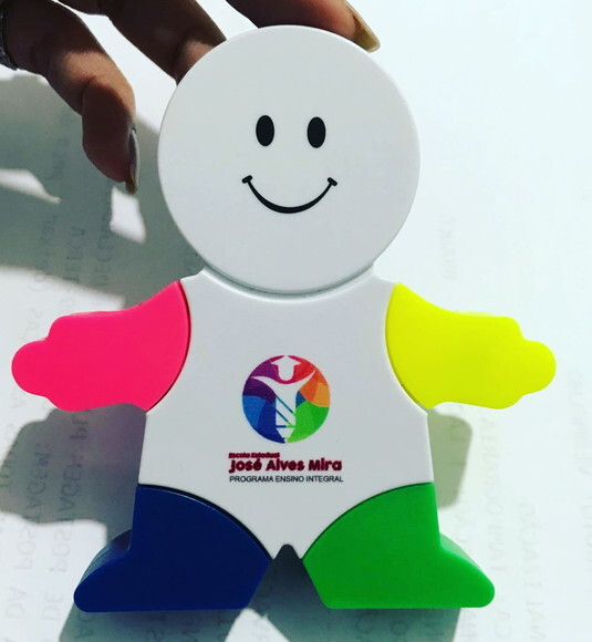 Marca Texto Boneco Gravado Em.uv