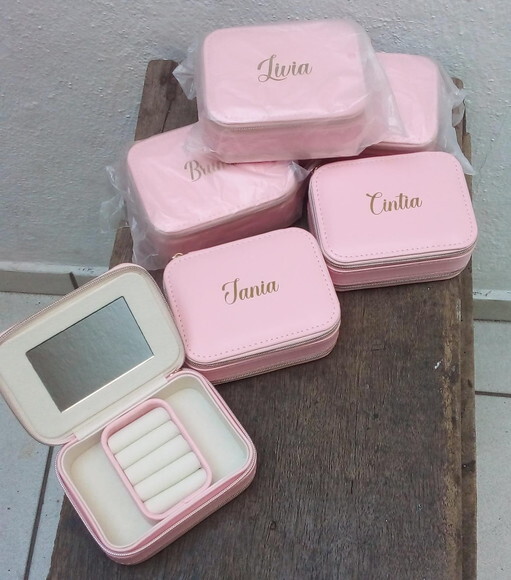 Porta Joias com Espelho Personalizado