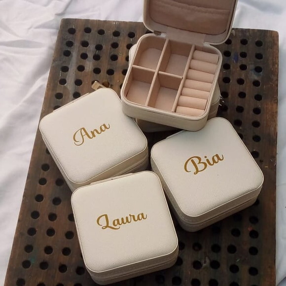 Porta Joias Personalizado em Silk 1 Cor