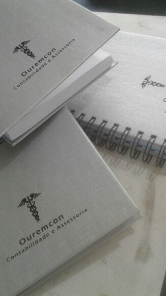 Agenda com Wire-o Personalizada