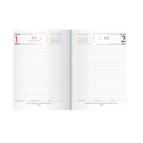 Agenda Diária 2026 Personalizada