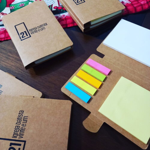 Bloco com Post It Personalizado