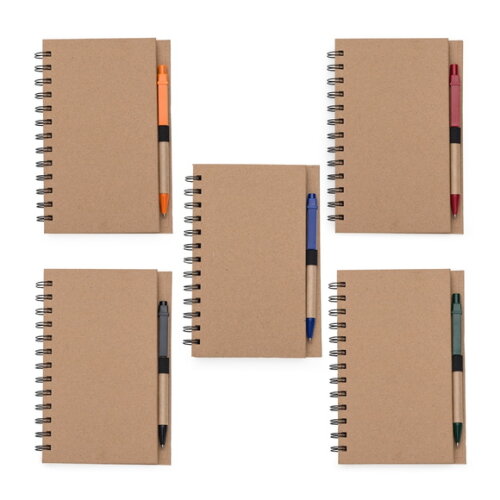 Bloco de Anotações com Caneta e Post-it